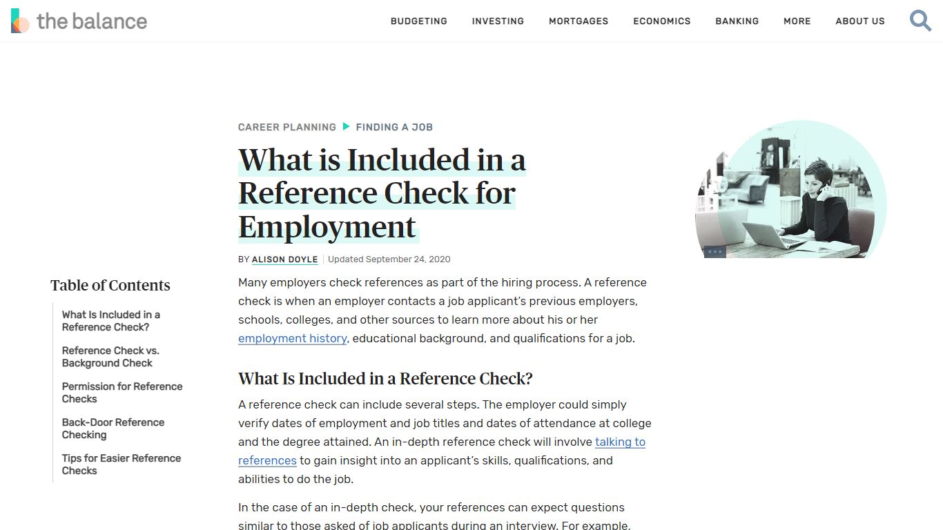 What is Included in a Reference Check for Employment - The Balance Careers