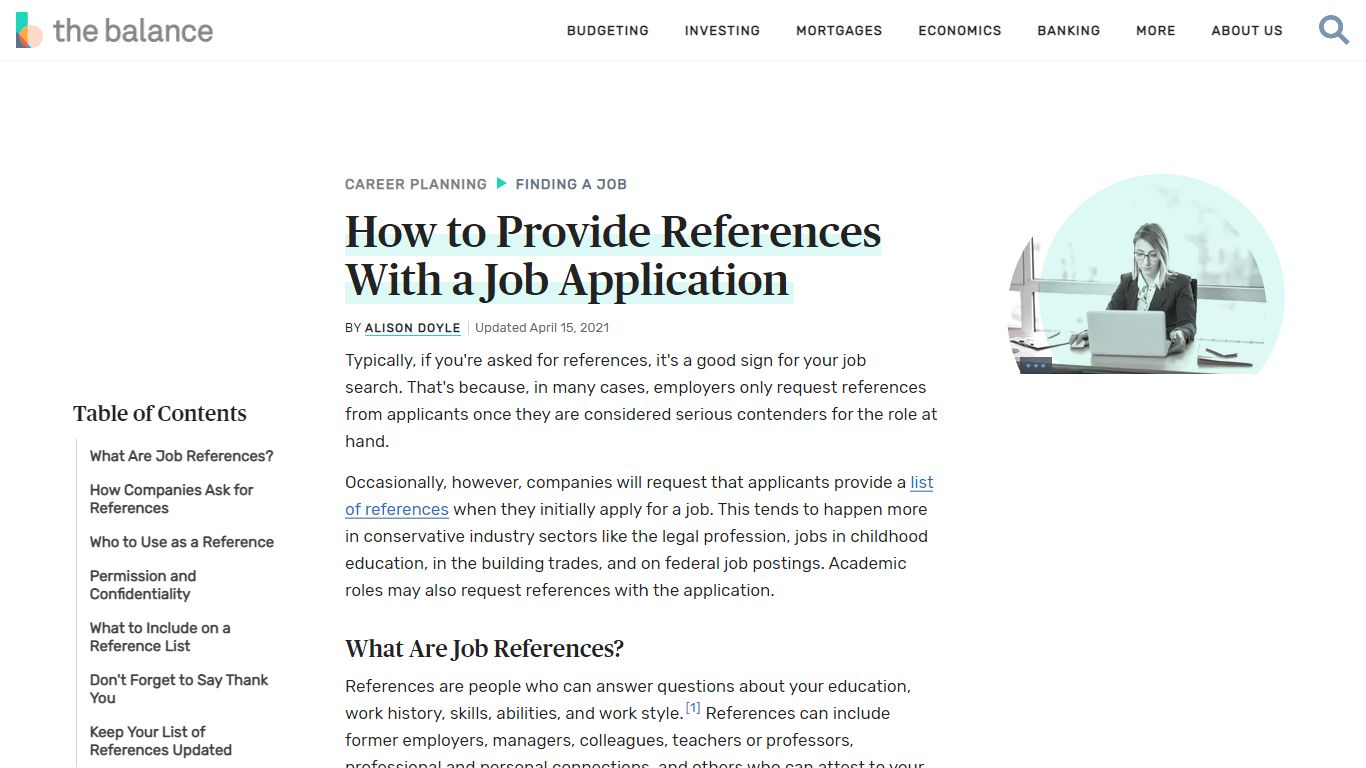 How to Provide References With a Job Application - The Balance Careers