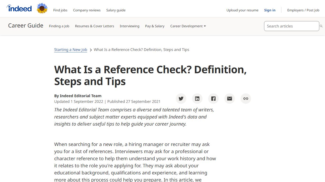 What Is a Reference Check? Definition, Steps and Tips