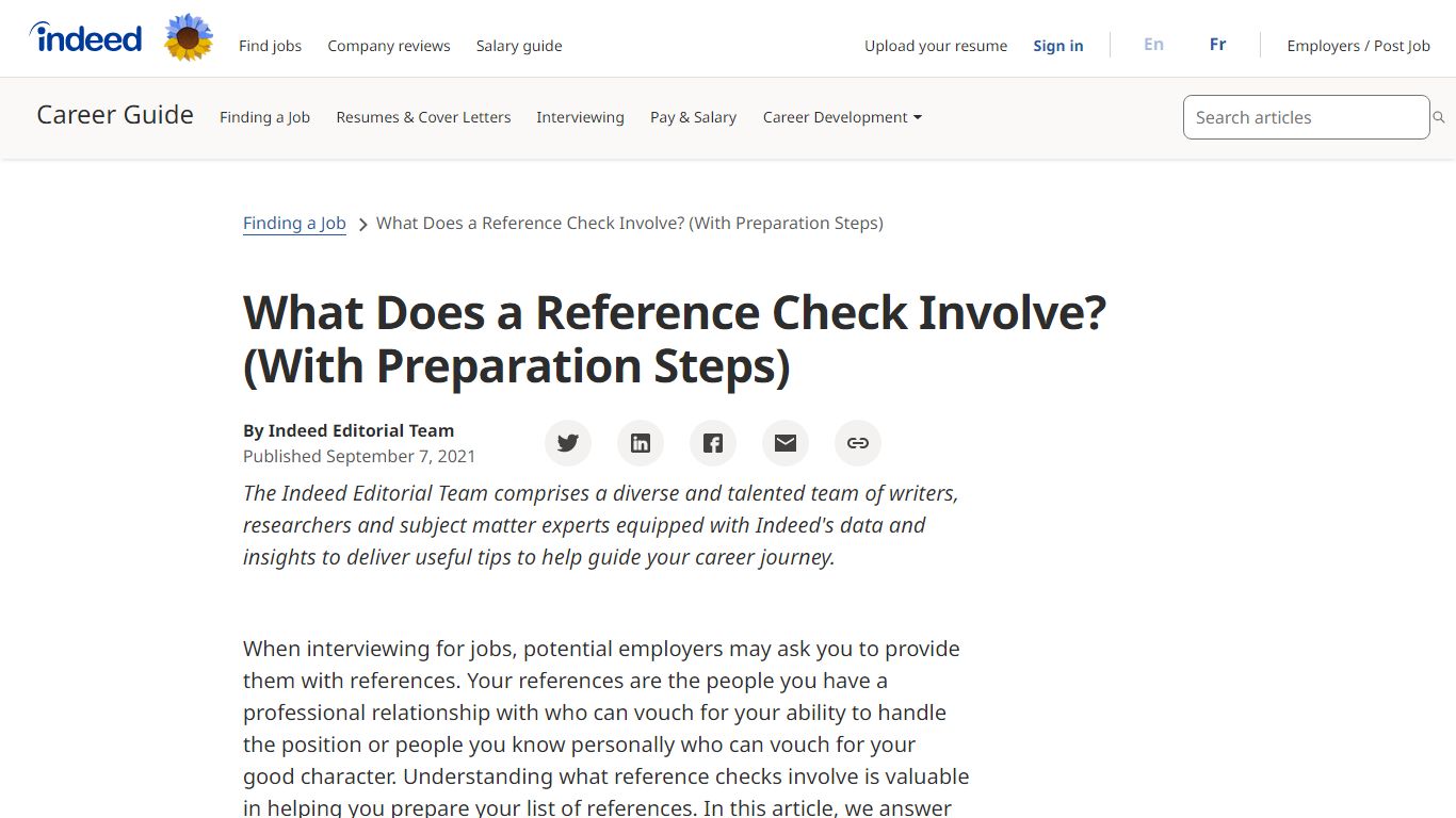 What Does a Reference Check Involve? (With Preparation Steps)